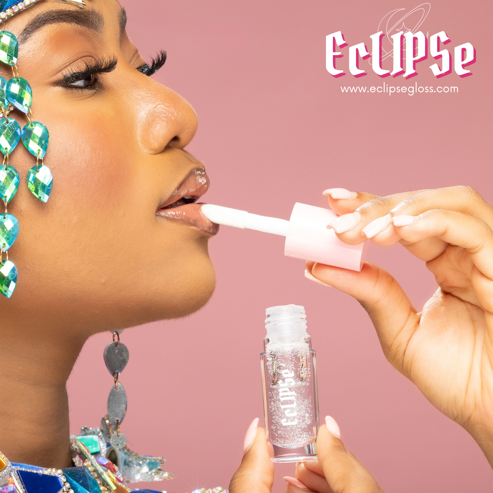 Crystal Pink : Color Changing Lipgloss